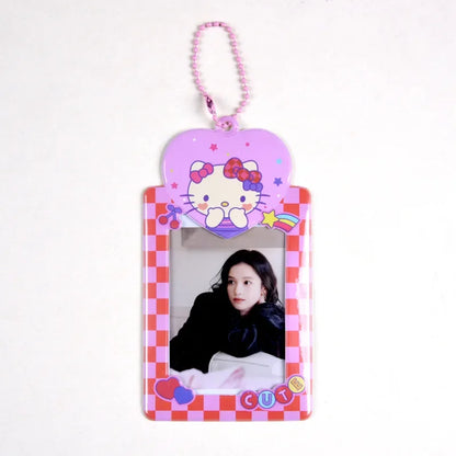Sanrios Card Bag Cute Anime Figure Cinnamoroll Kuromi Id Bus Card Storage Case Holder Melody Pochacco Students Card Sleeve Gift