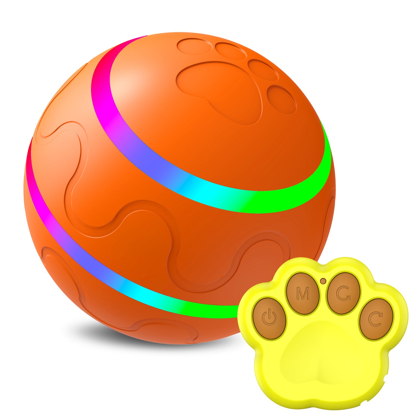 ペット用新しい猫のウィキッドボールおもちゃ 知能ボール USB猫おもちゃ 自動回転ボール