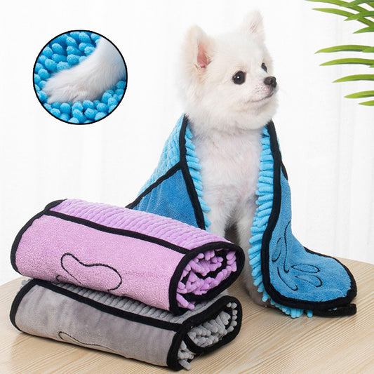 犬 猫 タオル 超吸収 ドッグバスローブ マイクロファイバー バスタオル 速乾 猫用バスタオル ペット用タオル 犬用タオル ペット用品