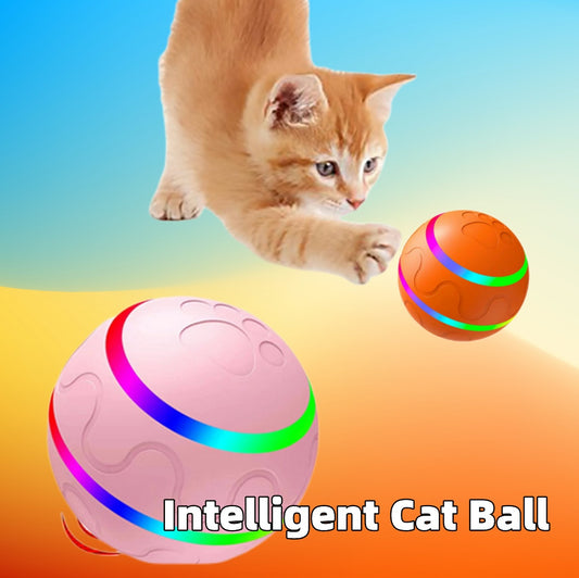 ペット用新しい猫のウィキッドボールおもちゃ 知能ボール USB猫おもちゃ 自動回転ボール